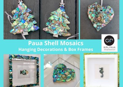 Girl Paua Christmas Decorations & Frames