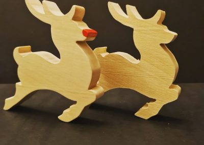 Wood By Wallace - Wooden Reindeers