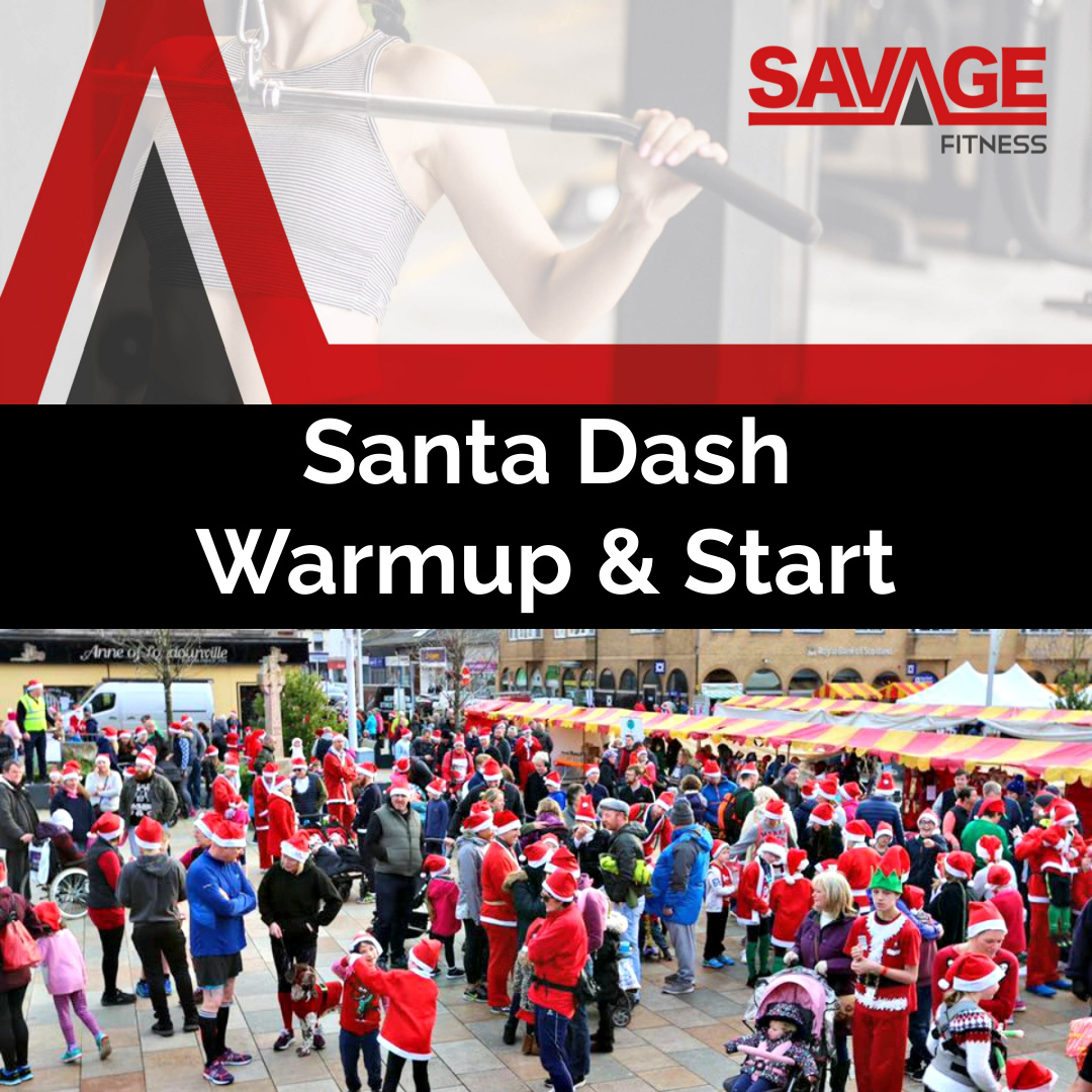 Santa Dash Warmup & Race Start